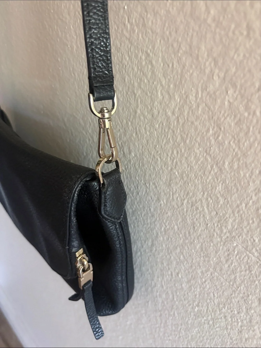 Kate Spade New York Grained Leather Flap Bag